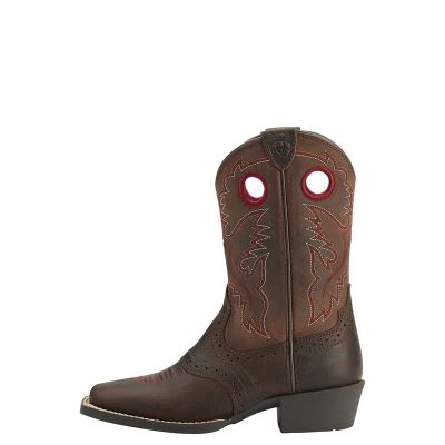 Ariat Heritage Roughstock Kahverengi Western Csizma Çocuk (26766-446)